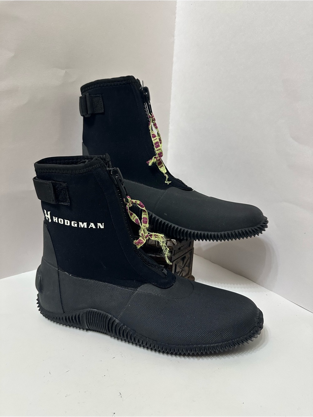 Hodgman Black Neoprene Wader Shoes Size 10 With Zipper